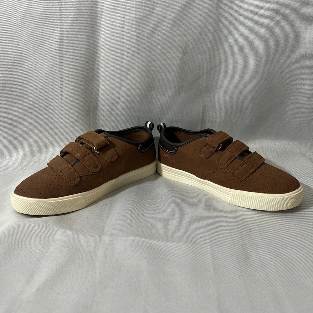 Oshkosh B'gosh brown sneakers three‎ straps size 12